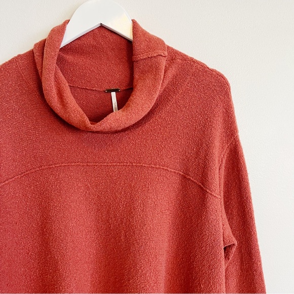 Free People Drape Drape Turtleneck Sunset Sweater M - Picture 5 of 12